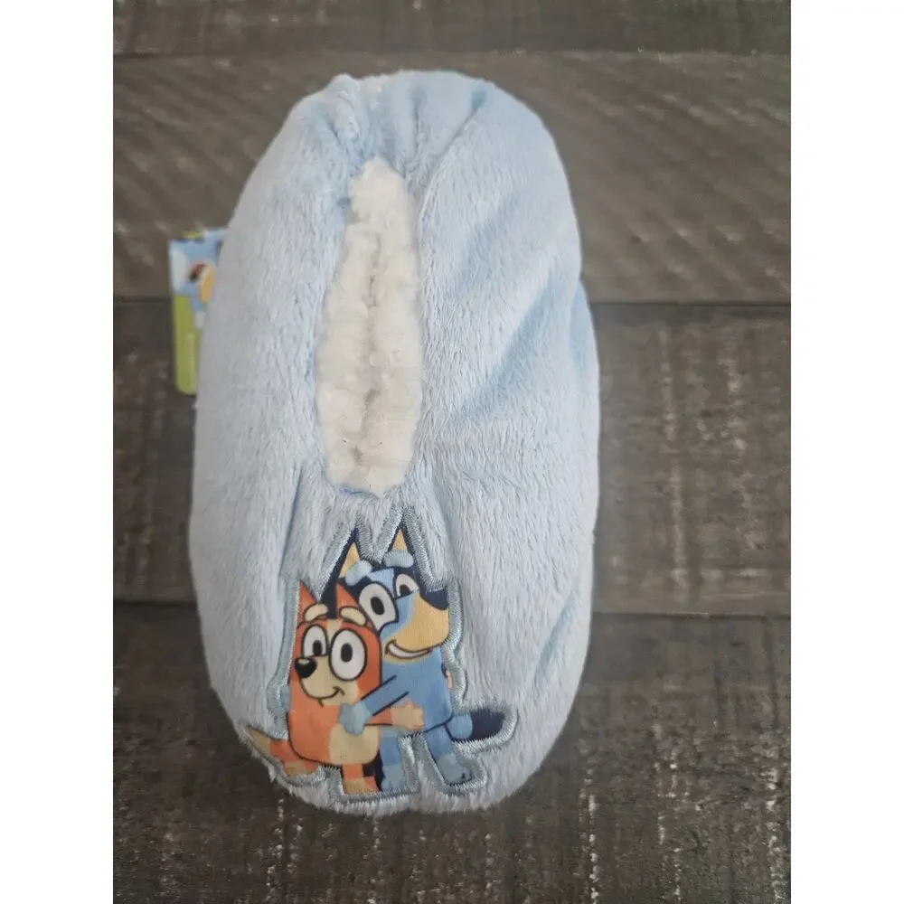 Bluey and Bingo Toddler Baby Snuggle Toe Soft Fuzzy Slippers NWT Size 2T-3T